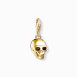 Charm pendant skull gold from the Charm Club collection in the THOMAS SABO online store