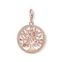 Charm pendant Tree of Love pink from the Charm Club collection in the THOMAS SABO online store