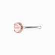Solitaire ring pink lotos blossom from the  collection in the THOMAS SABO online store
