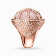 Anillo de c&oacute;ctel Karma Wheel rosa de la colección Karma Beads en la tienda online de THOMAS SABO