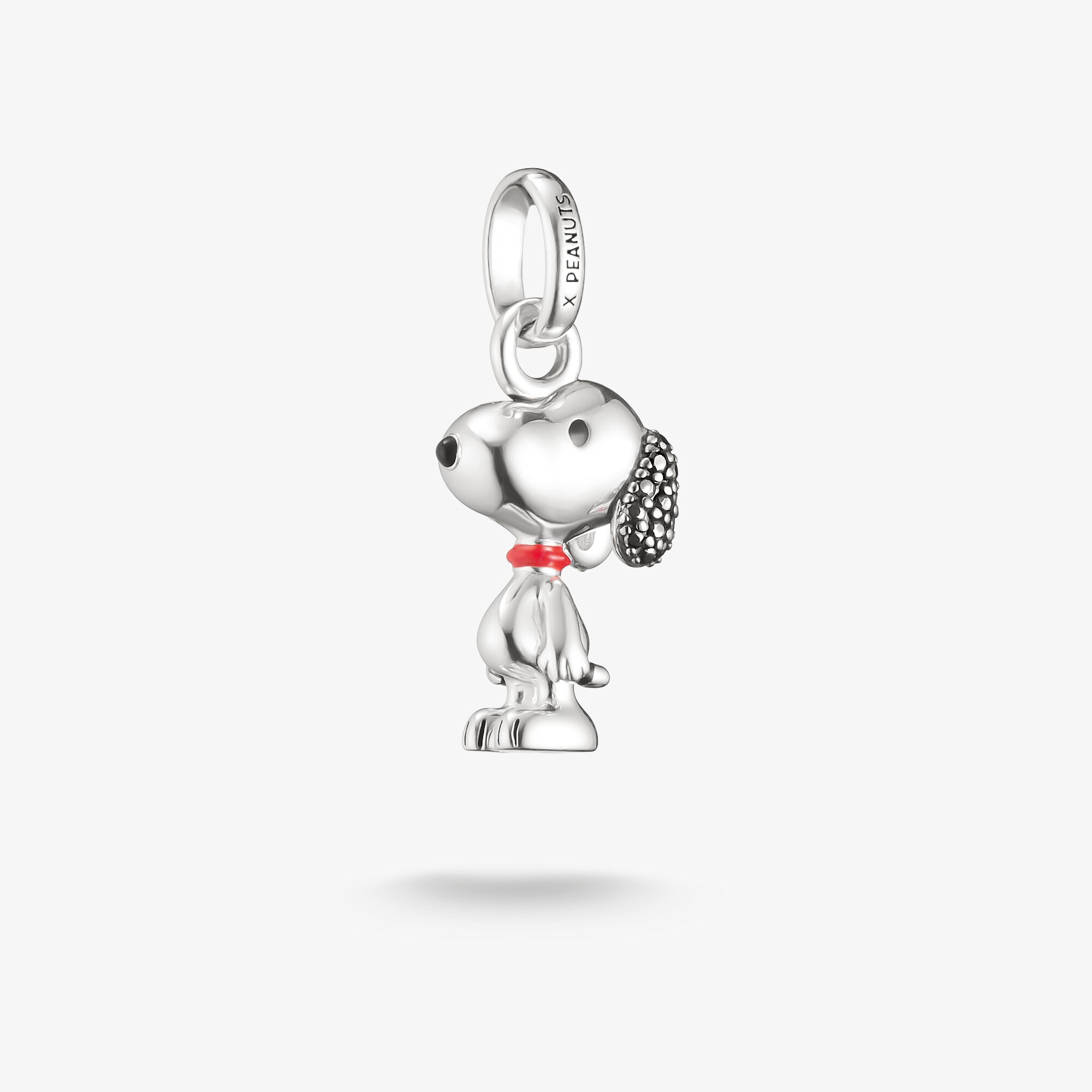 THOMAS SABO Charm-Anhänger Snoopy Pavé PEANUTS Connect Silber, Sterlingsilber, Größe: one size, Unisex