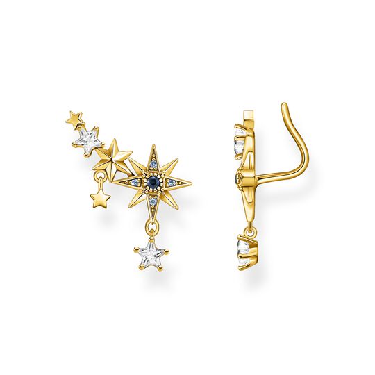 Ear climber Royalty stars gold from the  collection in the THOMAS SABO online store