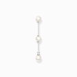 Boucle d&#39;oreille unique perles avec pierre blanche argent de la collection Charming Collection dans la boutique en ligne de THOMAS SABO