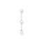 Einzel Ohrring Perlen mit wei&szlig;em Stein silber aus der Charming Collection Kollektion im Online Shop von THOMAS SABO