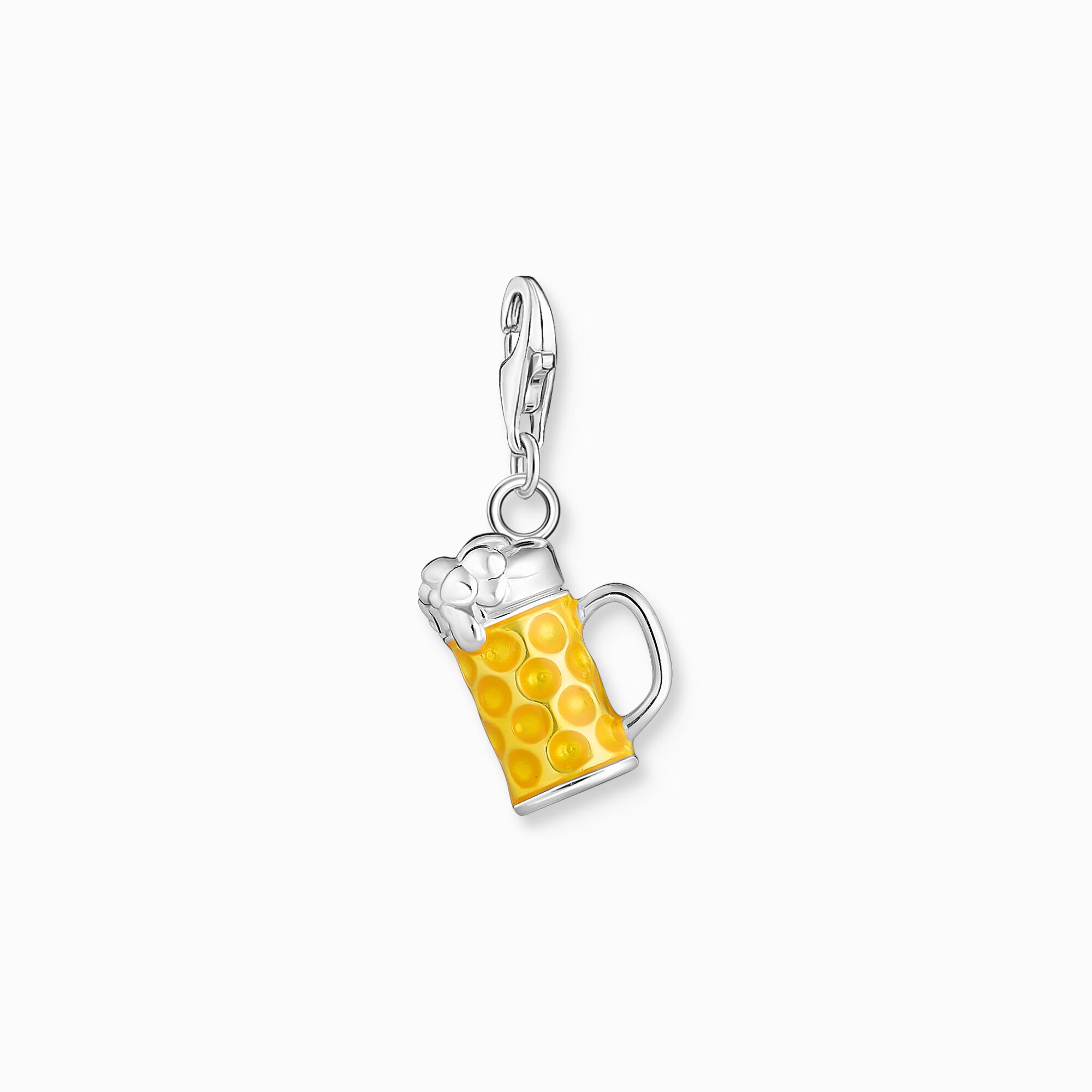 Charm pendant tankard full of beer silver from the Charm Club collection in the THOMAS SABO online store