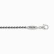 Cord chain blackened Thickness 1.30 mm &#40;0.05 Inch&#41; from the  collection in the THOMAS SABO online store