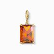 charm pendant large orange stone from the Charm Club collection in the THOMAS SABO online store