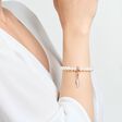 Bracelet Charm avec perles or rose de la collection Charm Club dans la boutique en ligne de THOMAS SABO