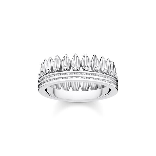 Ring leaves crown silver from the  collection in the THOMAS SABO online store
