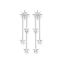 Earrings stars silver from the  collection in the THOMAS SABO online store