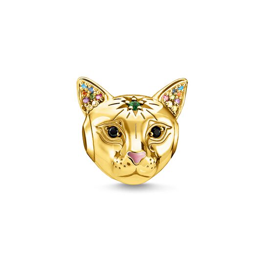 Bead Cat gold from the Karma Beads collection in the THOMAS SABO online store