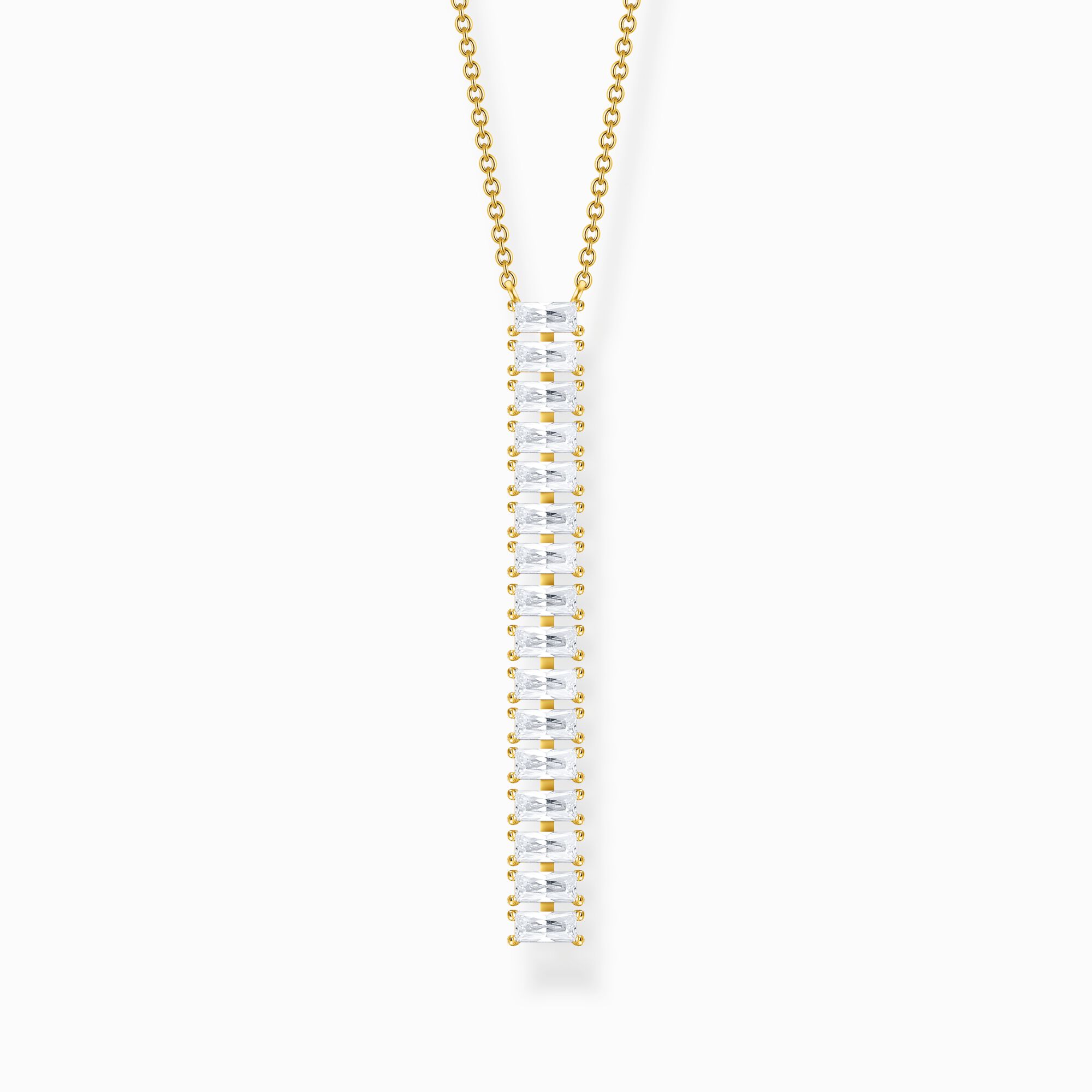 Necklace white stones gold from the  collection in the THOMAS SABO online store
