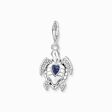 Charm pendant turtle with blue stones from the  collection in the THOMAS SABO online store