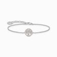 Silver bracelet with tree of love pendant and cold enamel from the Charming Collection collection in the THOMAS SABO online store