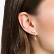 Ohrringe Ear Climber Eiskristalle silber aus der Charming Collection Kollektion im Online Shop von THOMAS SABO