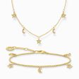 Set de joya luna y estrellas oro de la colección  en la tienda online de THOMAS SABO