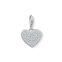 Charm pendant heart pav&eacute; from the Charm Club collection in the THOMAS SABO online store