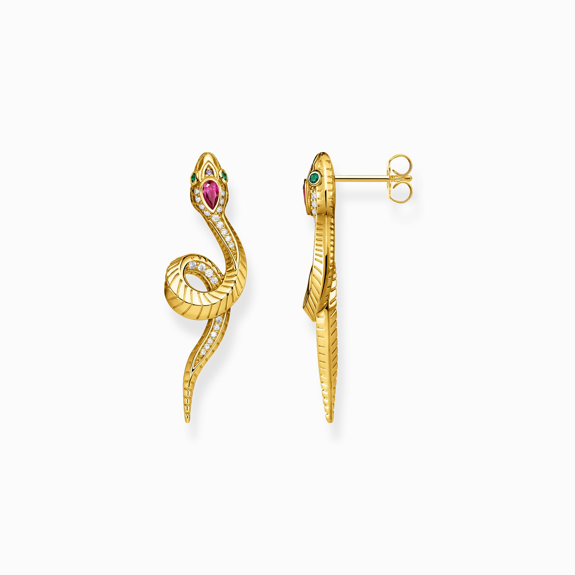 Pendientes serpiente oro de la colección  en la tienda online de THOMAS SABO