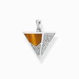 Pendant pyramid with black onyx beads and tiger&#39;s eye beads silver from the  collection in the THOMAS SABO online store