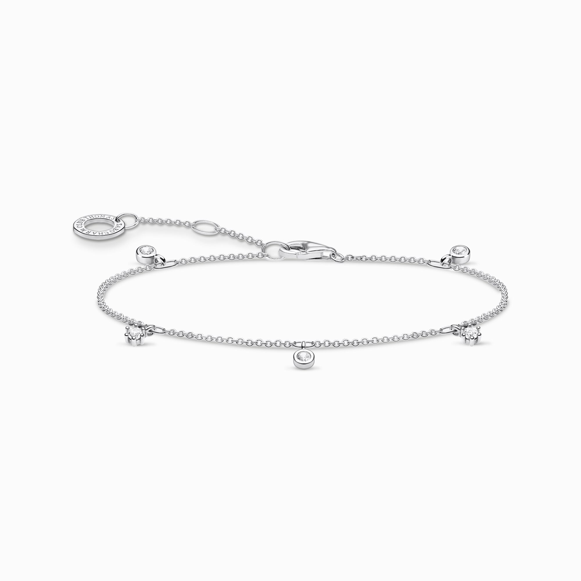 Bracelet white stones, silver from the Charming Collection collection in the THOMAS SABO online store