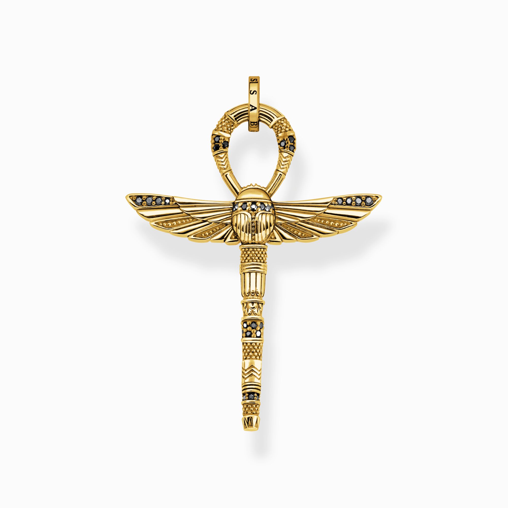 Gold plated pendant in shape of ankh symbol from the  collection in the THOMAS SABO online store