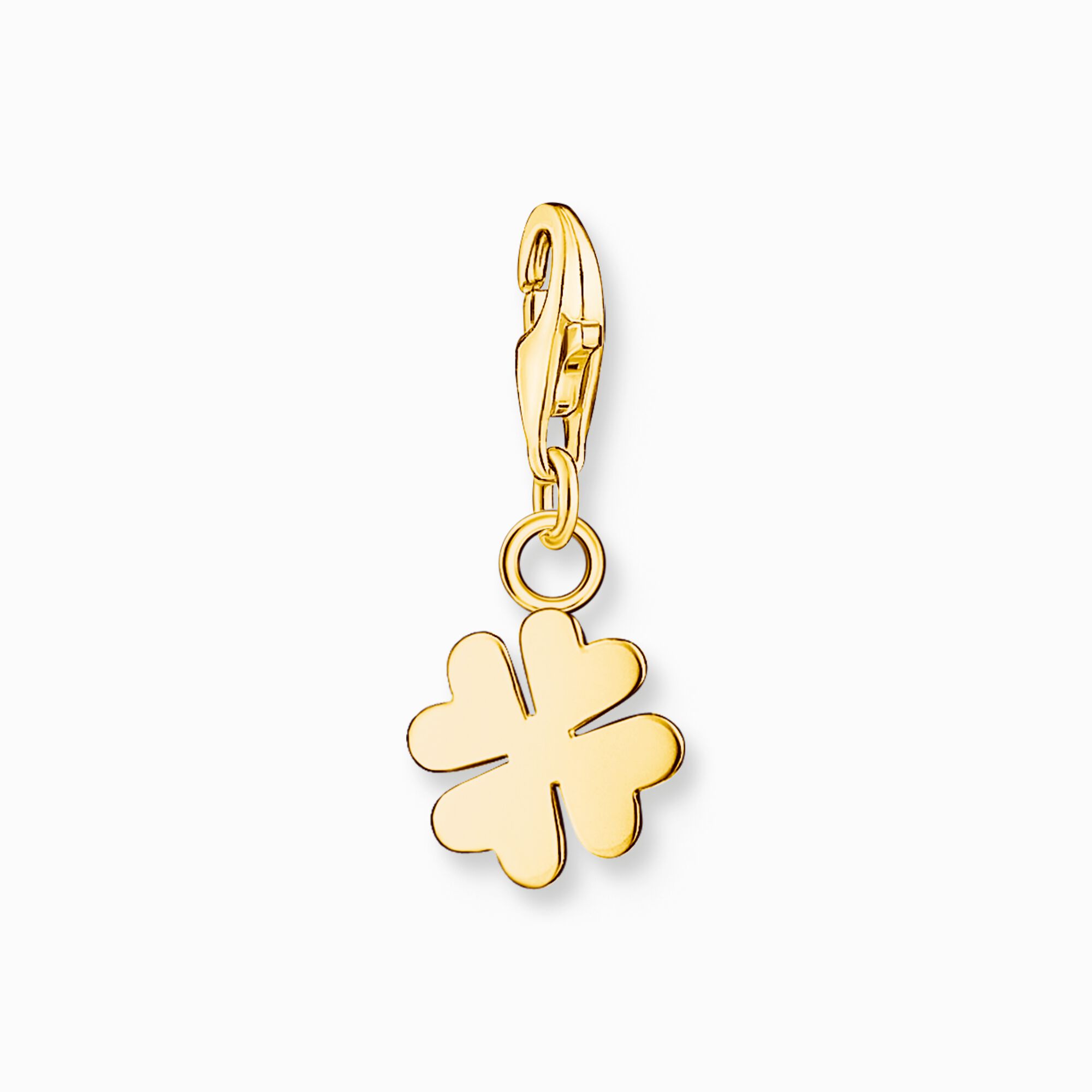 Charm pendant cloverleaf gold plated from the Charm Club collection in the THOMAS SABO online store