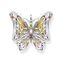 Pendant butterfly colourful stones gold from the  collection in the THOMAS SABO online store