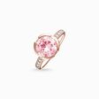 Solitaire ring signature line pink pav&eacute; large from the  collection in the THOMAS SABO online store