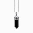 Silver blackened pendant with hexagon-cut black onyx from the  collection in the THOMAS SABO online store