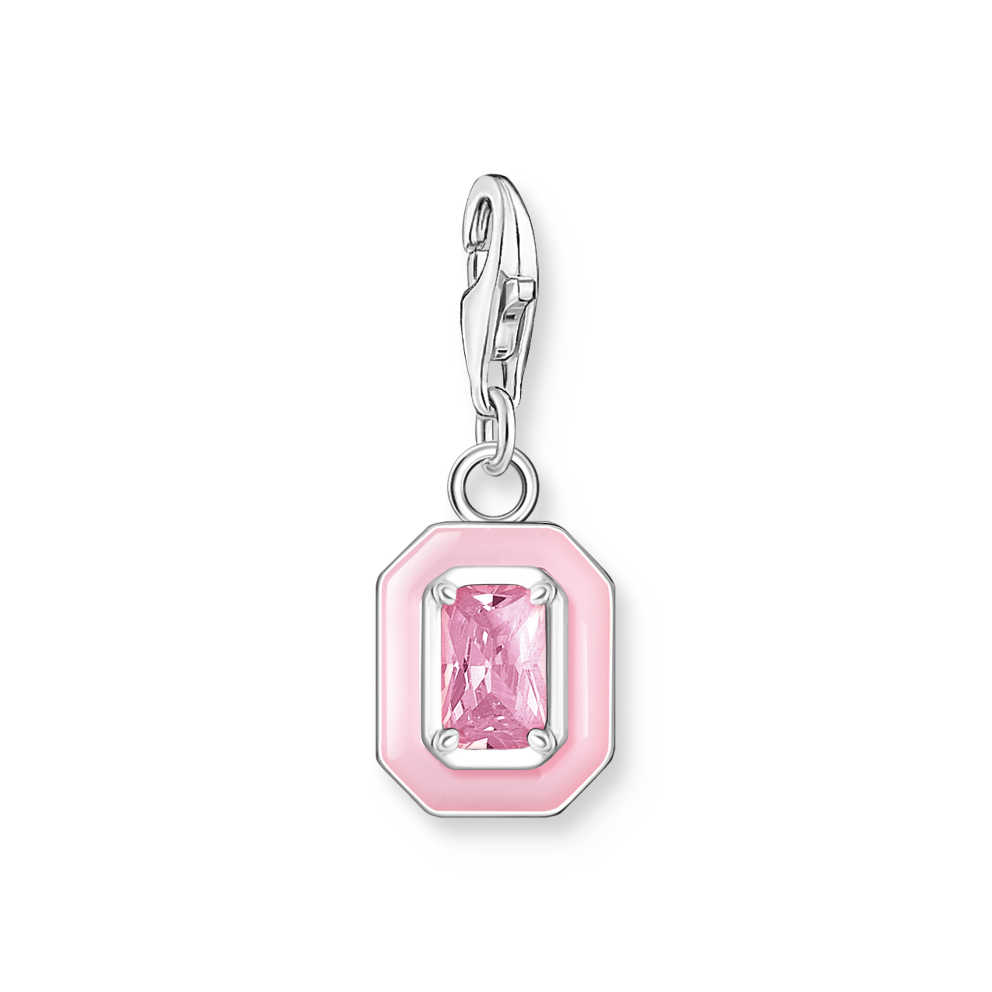 GNOCE Schädel-Anhänger Mit Rose – 925 Sterling Silber, Besetzt Mit Zirkonia | Charm Für Armbänder & Halsketten, 14,5 Mm