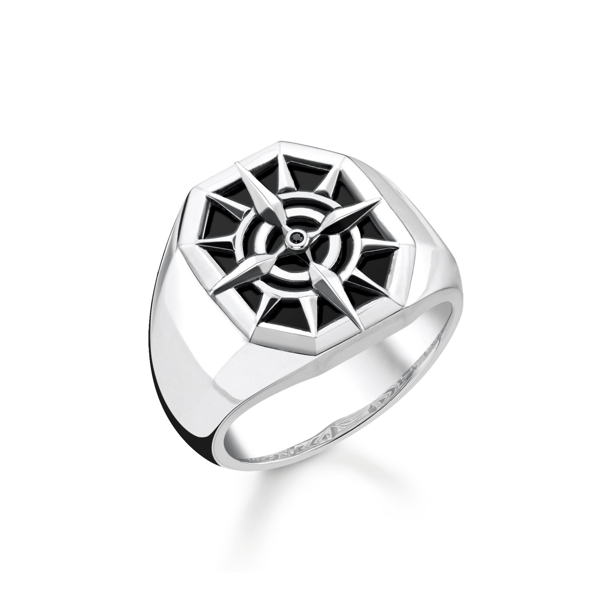 Thomas Sabo Ring Kompass schwarz schwarz TR2274-641-11-50