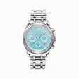 Watch Divine Chrono with dial in turquoise silver-coloured from the  collection in the THOMAS SABO online store