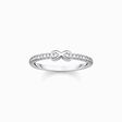 Ring infinity with white stones silver from the Charming Collection collection in the THOMAS SABO online store