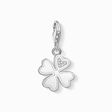 Charm pendant cloverleaf silver from the Charm Club collection in the THOMAS SABO online store