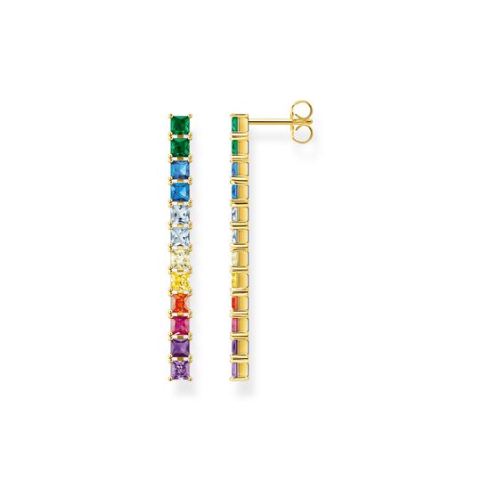 Earrings colourful stones gold from the  collection in the THOMAS SABO online store
