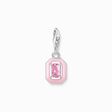 Charm pendant pink stone silver from the Charm Club collection in the THOMAS SABO online store