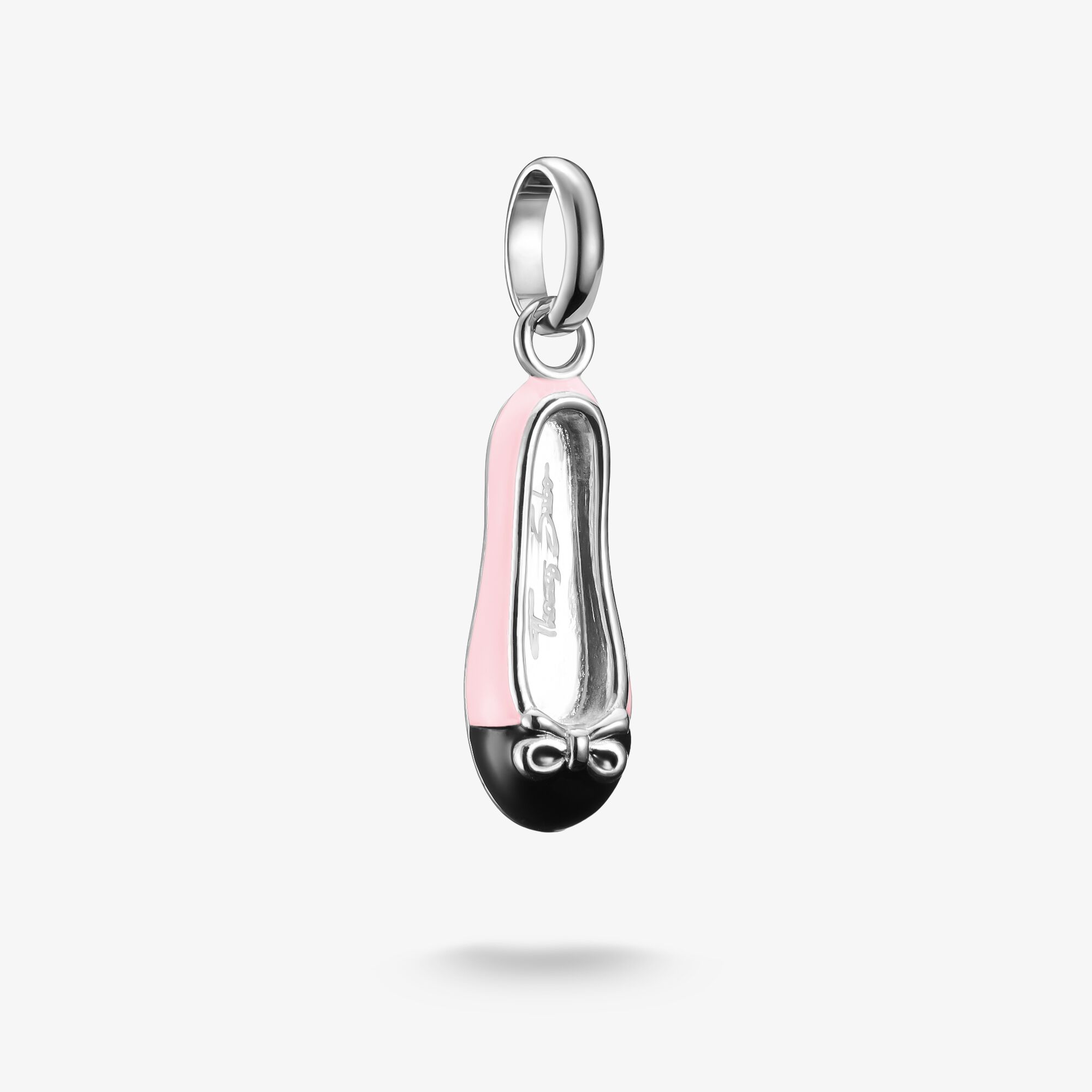 THOMAS SABO Pendentif Charm ballerine rose Connect argent, Argent sterling, Taille: one size, femme