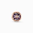 Bead purple lotus flower from the Karma Beads collection in the THOMAS SABO online store