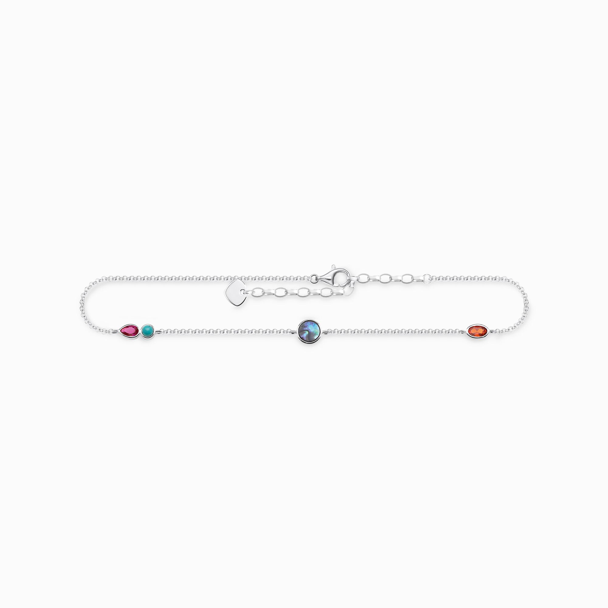 Anklet colourful stones from the  collection in the THOMAS SABO online store