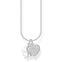 Necklace cloverleaf with heart pav&eacute; from the Charming Collection collection in the THOMAS SABO online store