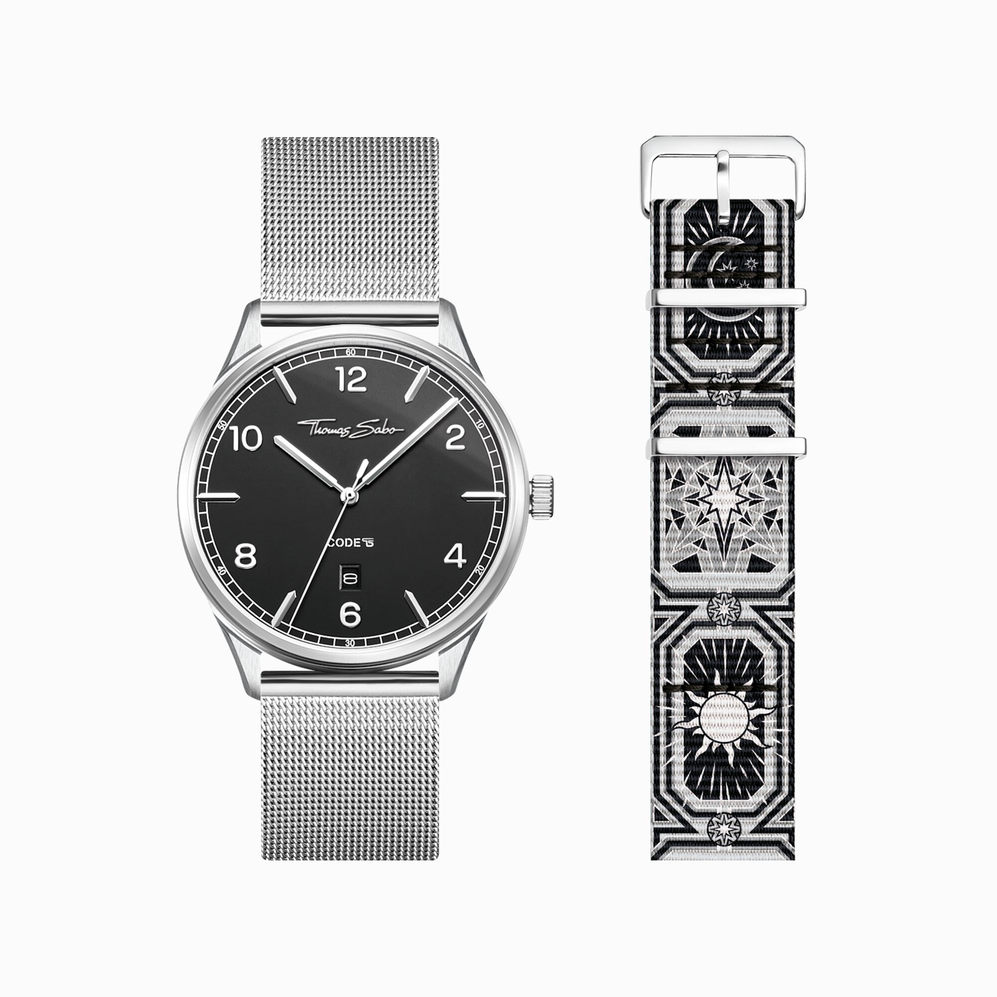 Set Code TS reloj negro y correa cielo nocturno negro de la colección  en la tienda online de THOMAS SABO