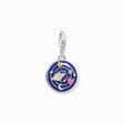 Charm pendant galaxy with cold enamel in various colours silver blackened from the Charm Club collection in the THOMAS SABO online store
