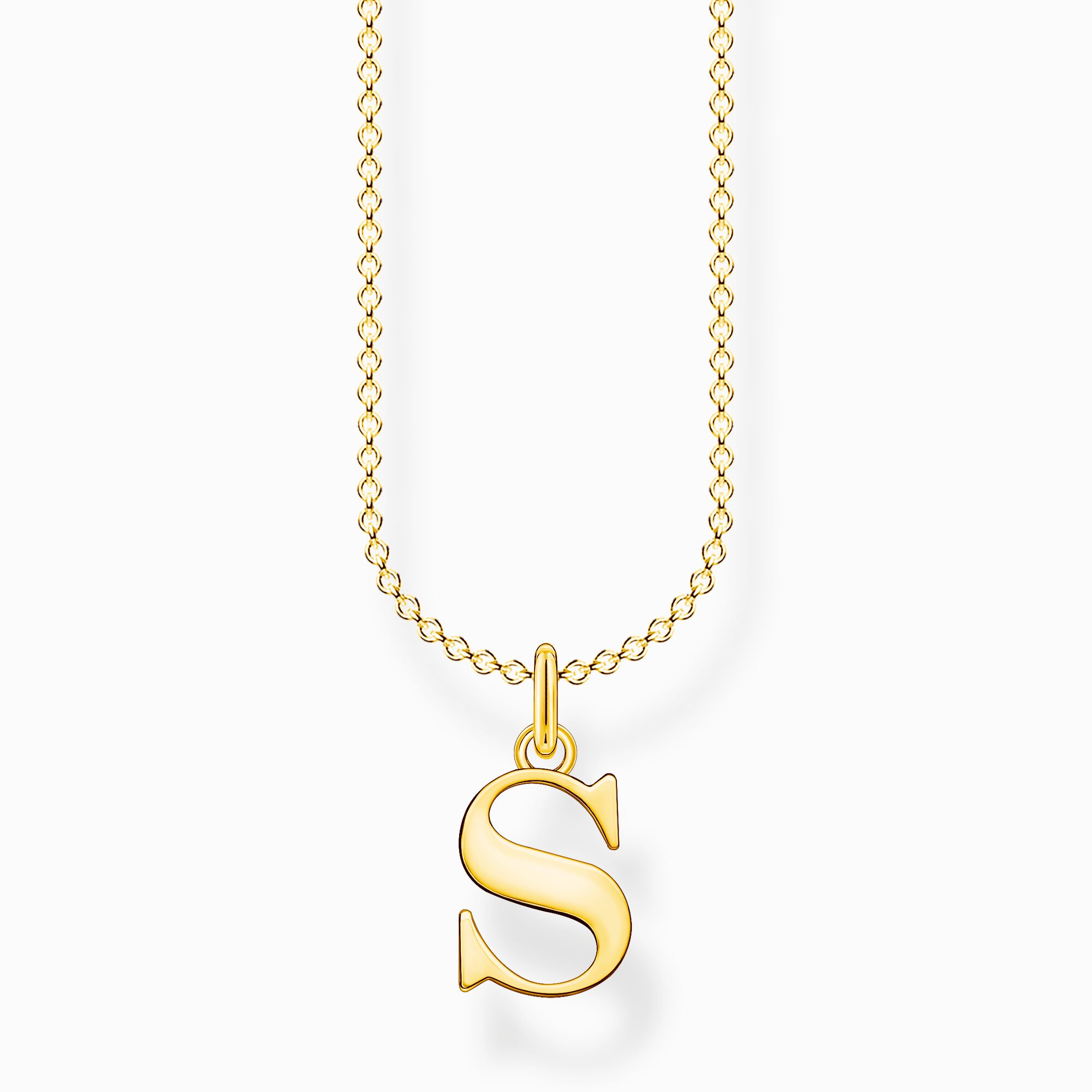 Halsband bokstaven s guld ur kollektionen Charming Collection i THOMAS SABO:s onlineshop