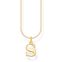 Necklace letter s gold from the Charming Collection collection in the THOMAS SABO online store
