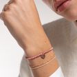 Armband rosa p&auml;rlor hj&auml;rta ros&eacute;guld ur kollektionen Charming Collection i THOMAS SABO:s onlineshop