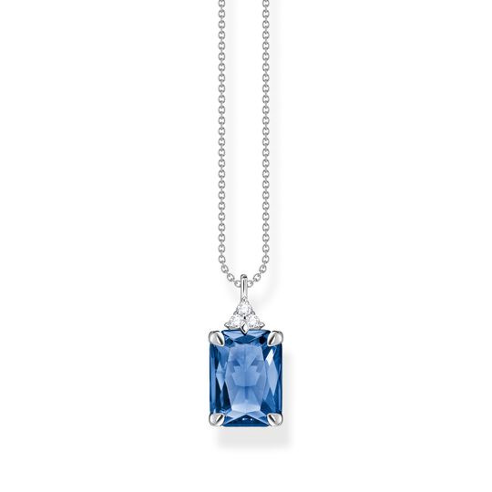 Necklace blue stone silver from the  collection in the THOMAS SABO online store