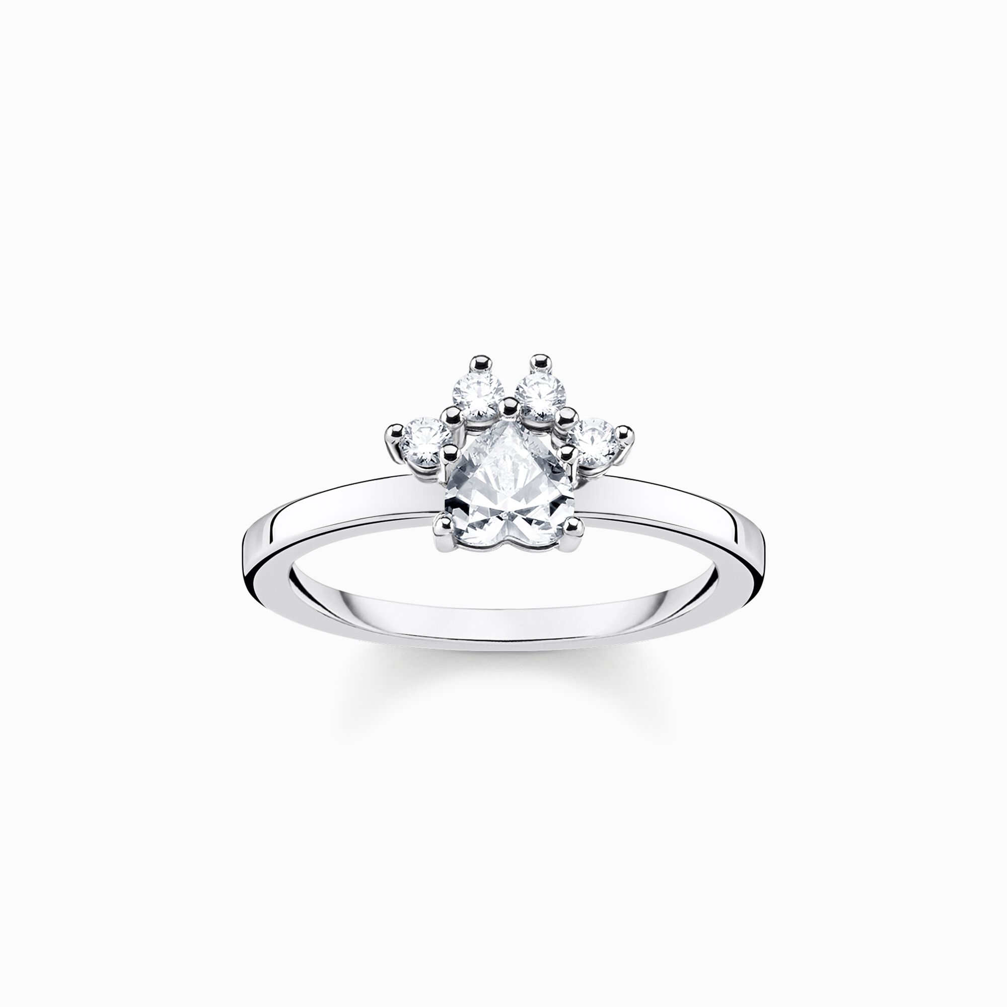 Ring Cat Silver for women with fine details – THOMAS SABO