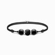 Pulsera Karma Secret con negro beads de obsidiana mate de la colección Karma Beads en la tienda online de THOMAS SABO
