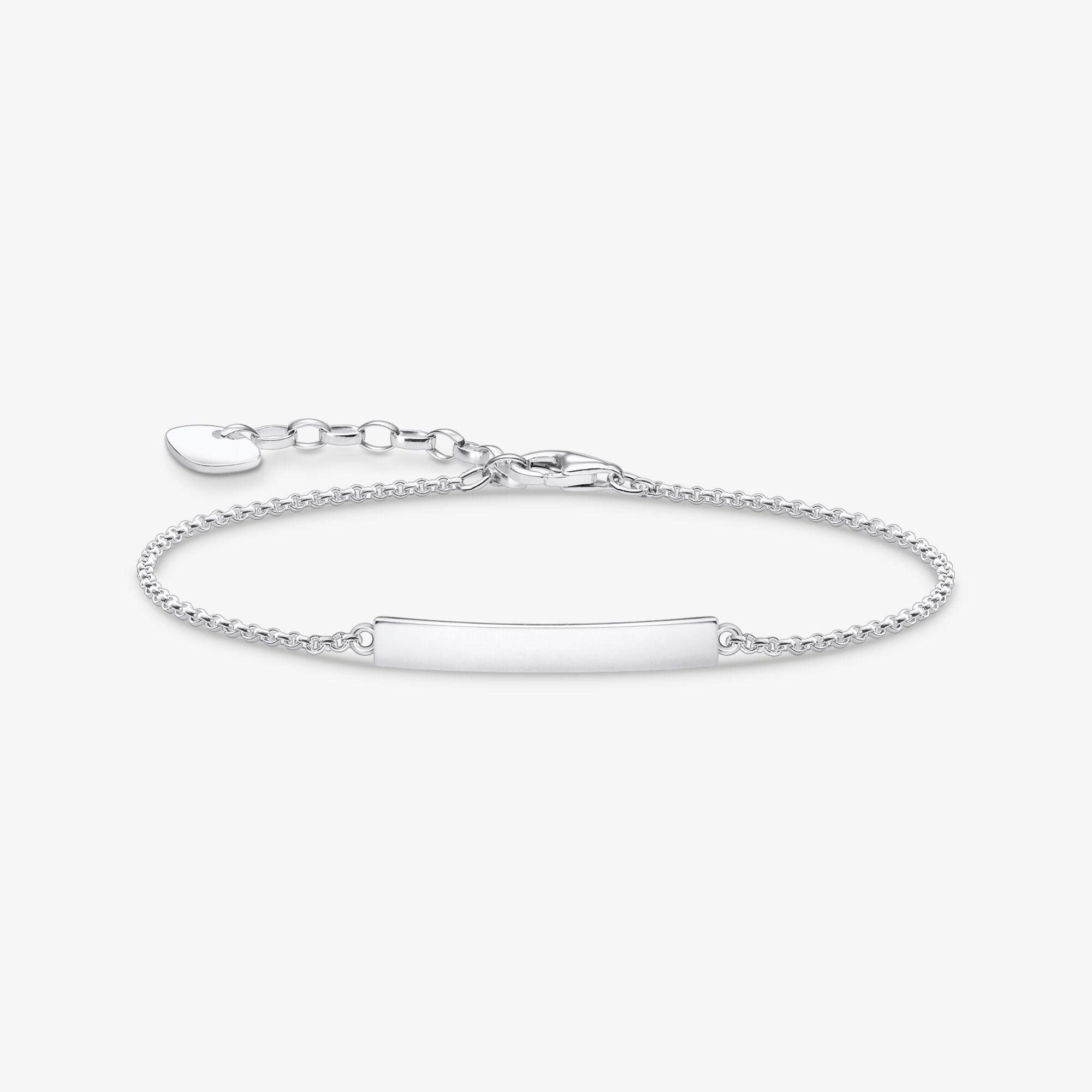 THOMAS SABO Armband klassisch silber, Sterlingsilber, Größe: 19 cm, Damen