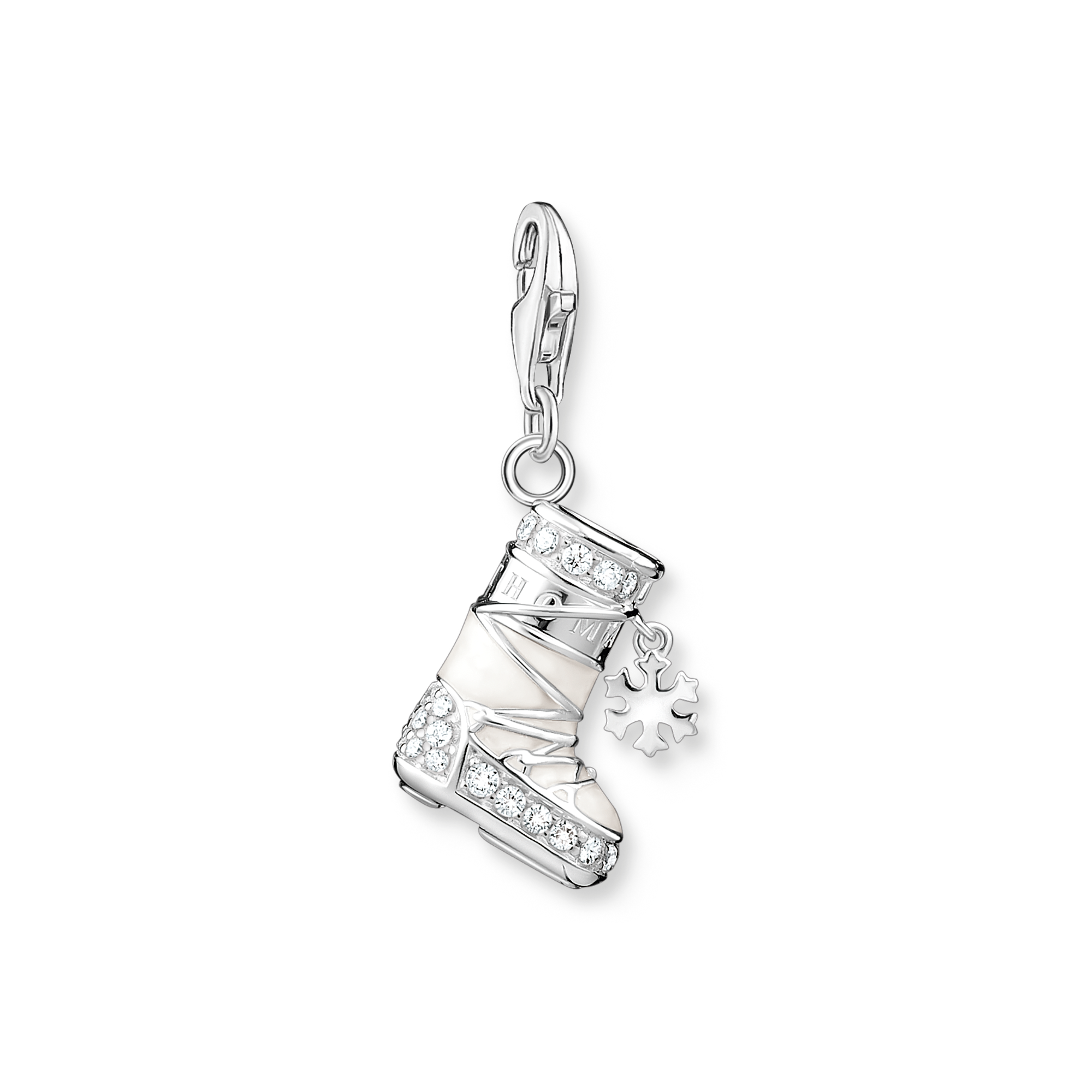 Jewelry Charms Thomas Sabo Charm silver-colored themed print elegant 